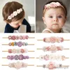 Akcesoria do włosów Baby Girl Headband Cute Elastic Band Nowon Nieprawidłowy Kwiat Maluch Dzieci Kids R230608