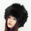 Berets HT552 Women Men RACCOON Fur Cap Hats Fashion Warm Russian For Winter Luxury Female Ushanka Beanies