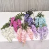 Dekorativa blommor 105 cm Simulering Tre utdragen Wisteria Flower Strip Bean Rattan Chandelier Wedding Home Party Decoration