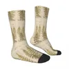 Men's Socks Vintage Fern Botanical Leaf Male Mens Women Summer Stockings Printed