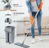 Mops Magic Mop Home Home Hand Free Spin Автоматический полет деревянный швабрый клет