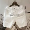 Mäns shorts Sommaren Mäns streetwear shorts koreanska mode vita solida korta byxor harajuku herrkläder heta försäljning avslappnade svettbyxor 2023 j230608