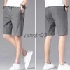 Herenshorts Sportshorts voor heren Effen kleur Recht patroon Los type Zomer Elastische taille Trekkoord Casual shorts Joggingbroeken voor heren J230608