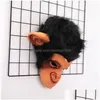 Masques de fête Halloween Chimpanzé Animal Masque Horreur Mascarade Fl Visage Singe Effrayant Cosplay Prop Fournitures Dbc Drop Delivery Accueil Gar Dhwid