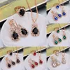 Necklace Earrings Set 2023 Top Sale Luxury Classical Women Jewelry Designer Water Drop Necklace/Earring/Ring Bijoux Femme