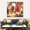 Haute qualité Frederic Leighton classique Portrait toile Art captif Andromaque détail peint à la main droite décor de chambre