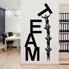 Muurstickers Office Teamwork Team Woord Gebied Decoratie Home Fashion Decals Bg22