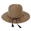Vår sommaren Panama stråhatt strand skugga hattar kvinnor män vikbara andas solskydd mössa utomhus resor semester mössor