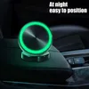 Novo suporte de telefone de carro luminoso forte montagem magnética suporte de telefone celular brilho noturno GPS de carro suporte para iPhone 14 Samsung Xiaomi