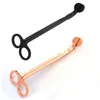 Sax rostfritt stål Snuffers Candle Wick Trimmer Rose Gold Cutter Oil Lamp Trim Scissor BH2367 Drop Delivery Home Trädgårdsverktyg H DHUBF