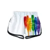 Pantaloncini da donna LGBT Rainbow Women Beach Board Costume da bagno DM Costumi da bagno Boardshorts Sexy Boxer Costume da bagno Surf Pantaloni corti Set 230608