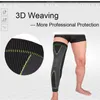 Dirsek Diz Pedleri 1 PCS Sıkıştırma Desteği Uzatma Stripe Sport Sleeve Protector Elastik Uzun Kneepad Brace Voleybol Çalışan 230608