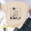 T-shirt da uomo Anni '90 Anime giapponesi Chainsaw Man T-shirt Cartoon Pochita T-shirt Makima Harajuku Graphic Tees Abbigliamento unisex Top Tshirt Donna 230607