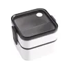 Juegos de vajilla Saladss Lunch Container Para llevar Aderezo Puede contener ingredientes Portable Bento Box Bag