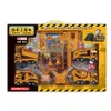 Diecast Model car 1 Set ABS Engineering Car Truck Toys Crane Bulldozer Excavator Forklift Vehicles Educational Toys For Boys Kids Gift 230608