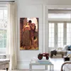 Reproduction d'art sur toile de haute qualité de Frederic Leighton Marié Figure Peinture Home Office Decor