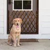 고양이 캐리어 휴대용 확장 가능한 아코디언 개 게이트 베이비 울타리 개폐식 격리 슬라이딩 도어 접이식 복도 정원 안뜰 키드