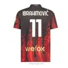 Ibrahimovic 22 23 24 Ac S Soccer Jerseys Player Fans Giroud De Ketelaere R. Leao High Quality Tonali Theo 2023 2024 Football Shirt Special Fourth