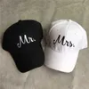 Ball Caps Mr. Mrs. Letter Embroidery Baseball Cap Washed Soft Cotton Snapback Hats Men Women Couple Gifits Adjustable Gorras Free Shipping J230608