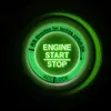 New New Upgrade Luminous Ignition Button Sticker Car Styling Circle One-Click Start Button Decoration Key Cover Switch Ignition Keyring Decor