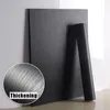 Papel tapiz autoadhesivo de madera negra, papel tapiz impermeable, pegatinas de pared para despegar y pegar, renovación de gabinete de escritorio extraíble