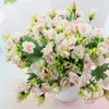 Decorative Flowers Simulated White Champagne Small Rose Bouquet Artificial Plants Bonsai Astartea Fascicularia Home Party Wedding Decoratio