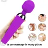 AV Magic Wand Vibrator мощный пероральный клитор USB зарядный анализ массажер для взрослых секс -игрушки для женщин Безопасной силиконовый продукт L230518