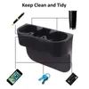 Ny Car Cup Holder Auto Seat Gap Water Cup Drink Bottle Can Phone Keys Organizer Storage Holder Stand Car Styling Accessories