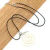 Hanger Kettingen Natuurlijke Shell Ketting Ronde Hol Wit Zwart Parelmoer Legering Hals Ketting Voor Vrouwen Luxe Sieraden Gift