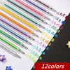 Markers Leuke Glitter Fluorescerende Note Markeerstift Childrens Aquarel Quicksand Hand Account Kawaii Briefpapier Schoolbenodigdheden 230608