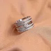 Bijoux de créateur personnalisé offre spéciale angleterre bague blanc moissanite Chine 925 petite bague pour bagues pour hommes