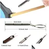 Screwdrivers 3 In 1 Eyeglass Screwdriver Keychain Repair Glasses Watch Phone Triple Versatile Small Mini Bh2365 Drop Delivery Home G Dhcun