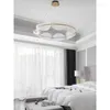 Lustres Lustre de arte LED Pendente Lâmpada de luz Modern Living Novidade Pétala Luminárias de quarto Decoração nórdica Sala de jantar suspensa