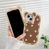 DHL gratuit gros mignon dessin animé mignon ours oreille 3D étui pour iphone 14 Plus 13 12 11 Pro Max fille enfants antichoc doux silicone chat patte téléphone couverture cadeau