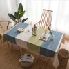 Ketenler kirli masa örtüsü basit açık piknik masa bezi Japon tipi romantik keten taklit moda