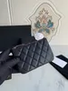 CC Wallet Card Holder Classic Pattern Caviar Sheepskin Plånbok