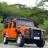 Diecast Model Car 1 32 Rover Defender Alloy Car Model Diecasts Metal Toy Off-Road Fordon Car Model Simulation Collection Childrens Toy Gift 230608