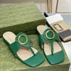 Chaussons pour femmes de créateurs de mode Tongs sandales confortables et douces au bord de la mer en été