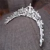 Huvudstycken Hög kvalitet för vuxna bröllop Brudtillbehör Rhinestone Crystal Bling Tiaras och Crown Designer Bride