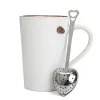 Stainless Steel tea infuser Mesh Ball strainer for kitchen Herbal Locking Steeper Handle Shower Table Tool