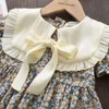 Vestidos para niñas Menoea Verano Estampado floral Lolita Ropa para niños Vestido dulce Elegante Niños Adolescentes Fiesta Princesa Sundress 2 7 Año 230607