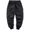 Pantaloni da uomo Black Cargo Men Joggers Original Fashion Streetwear Hip Hop For Man Harajuku Techwear Pantaloni Long Zipper Tactical