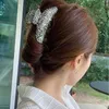 Dangle żyrandol nowy elegancki marmur teksturowany czarny lampart geometryczny akrylowa barret dla kobiet dziewczęta 2022 Hair Clip Hair Akcesoria Prezenty Z0608