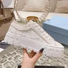 Designer shoes Sneakers Gabardine Nylon Casual Shoes Brand Wheel Trainers Luxury Canvas Women Sneake Fashion Platform Solid Heighten Shoe outdoor shoes