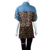 Women's Blouses Summer Woman Blouse 2023 Casual Button Shirt Leopard Denim Tops Single Breasted Top Women Sexy