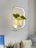 Lámpara de pared, lámparas modernas de cristal para plantas, dormitorio, sala de estar, baño, aplique decorativo, luz nórdica, comedor, pasillo, escaleras, accesorios