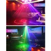 Laser Lighting 5 Eyes 3 In 1 Party Sound Activated Stages Lights Remote Control Various Patterns Lasers Light Club Ktv Bar Stage Dro Dhh9G