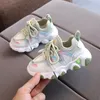 Athletic Outdoor Breattable Toddler Boy Sneakers Stretch Fabric Fashionable Baby Running Shoes Pink School Girl Sports D07083 230608