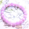 Strand Natural Kunzite Purple Bracelet Lavand Crystal Fashion Jewelry Wholese