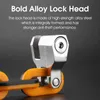 Bike Locks WEST BIKING High Security Chain Lock Waterproof Electric Scooter Motorcycle Anti Theft Colorful Ebike Accessories 230607